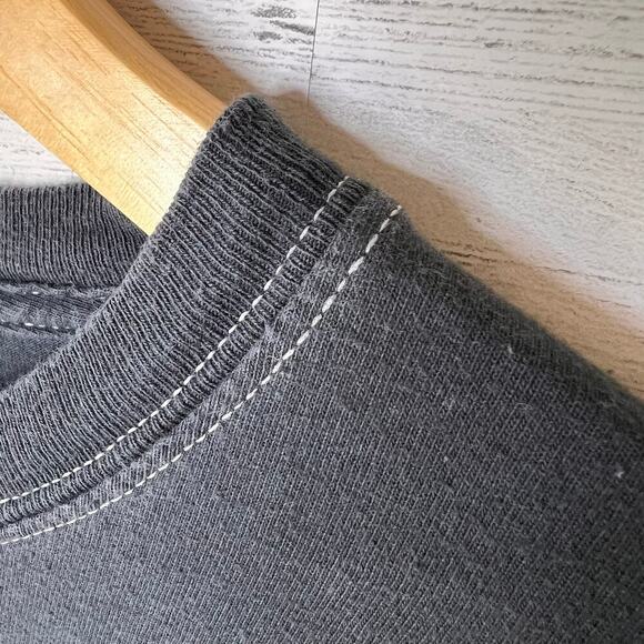 2 Pac T-Shirt Unisex Size M/M Gray Poetic Just Long Sleeve 100% Cotton - Picture 9 of 14